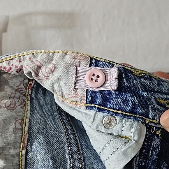 Child's, Denim Jeans, Levi's, 517 Stretch, Flare, Sz 5 Slim, Elastic Waist - Picture 10 of 17